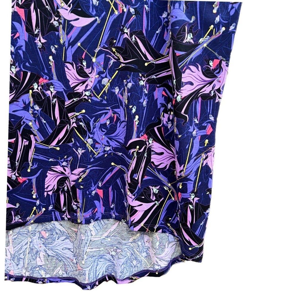 NWT M Disney Maleficent Tunic Top, LuLaRoe Irma - high low cut - Picture 3 of 4